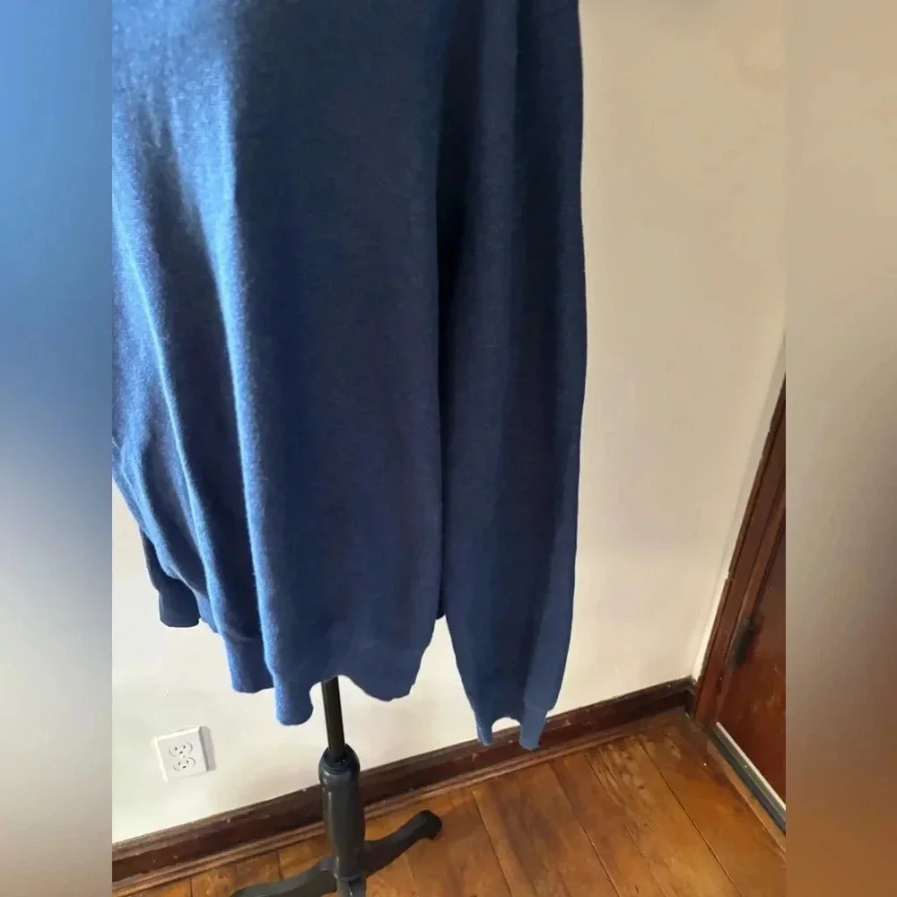 J. Crew Blue Cotton Sweater Size XXL 100% cotton great condition